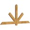 Ekena Millwork Kennewick Rough Sawn Timber Gable Bracket, Western Red Cedar, 72"W x 33"H x 2"D x 4"F, 11/12 Pitch GBW072X33X0204KEN00RWR - alternate 3